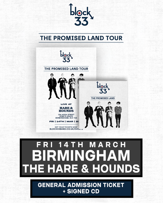 Birmingham | The Hare & Hounds | 14/03/25 - [Birmingham] General Admission + Signed CD