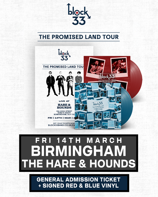 Birmingham | The Hare & Hounds | 14/03/25 - [Birmingham] General Admission + Signed Red & Blue Vinyl