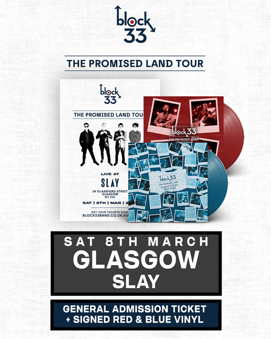 Glasgow | Slay | 08/03/25 - [Glasgow] General Admission + Signed Red & Blue Vinyl