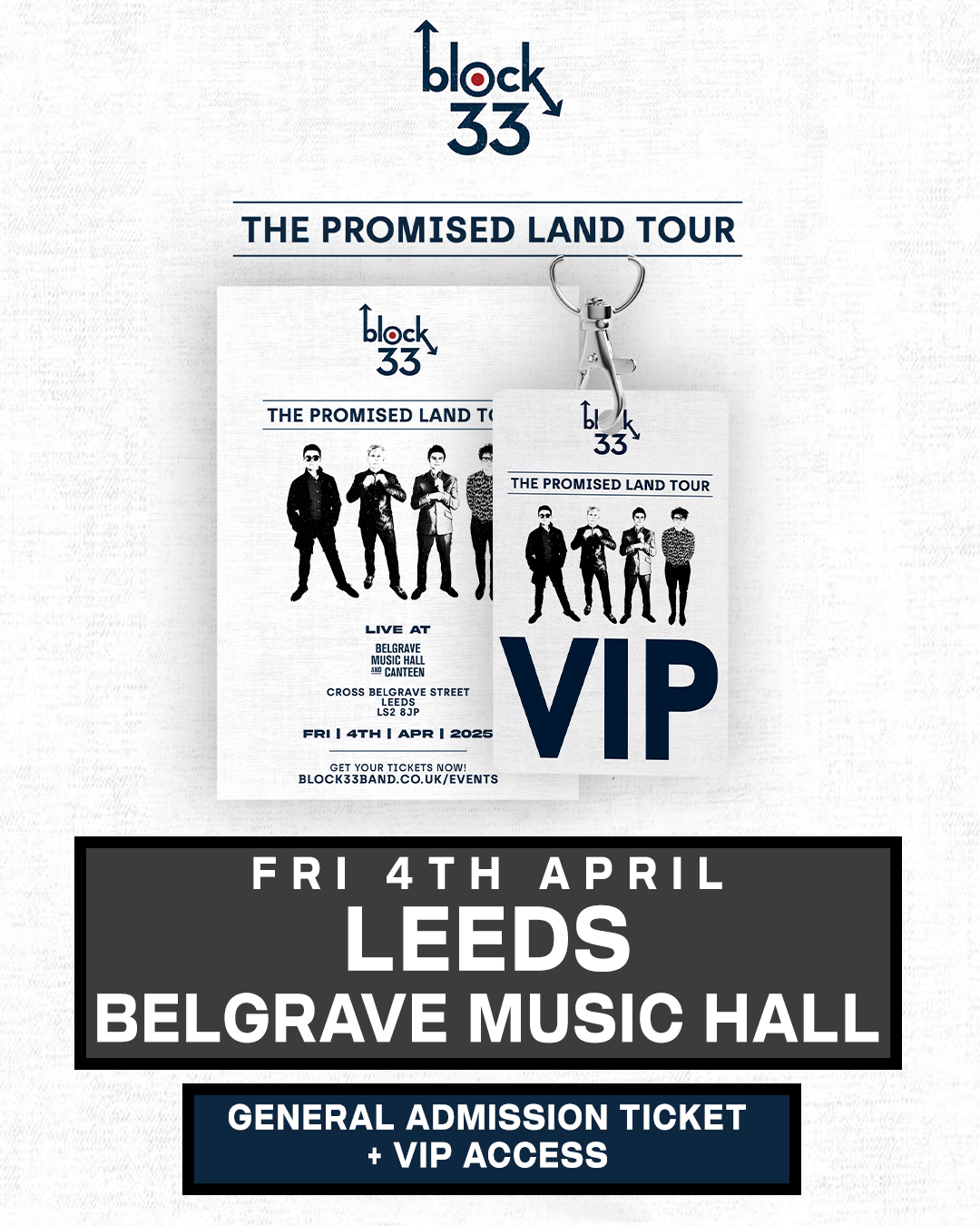 Leeds | Belgrave Music Hall | 04/04/25 VIP