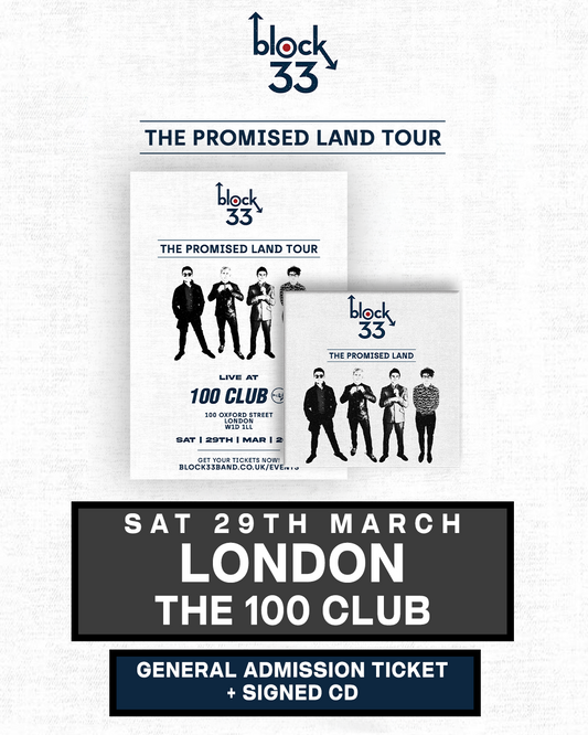 London | The 100 Club | 29/03/25 - [London] General Admission + Signed CD