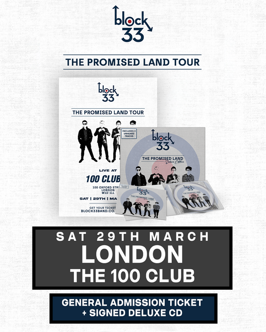 London | The 100 Club | 29/03/25 - [London] General Admission + Signed Deluxe CD