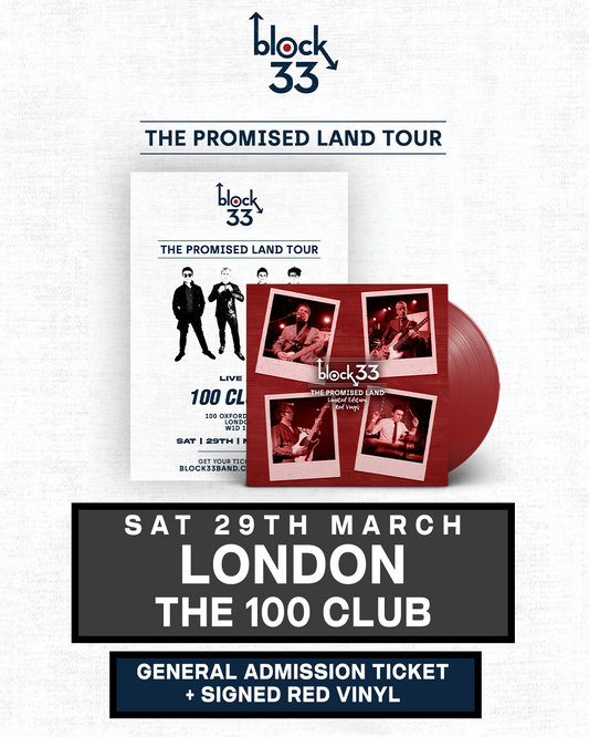 London | The 100 Club | 29/03/25 - [London] General Admission + Signed Red Vinyl