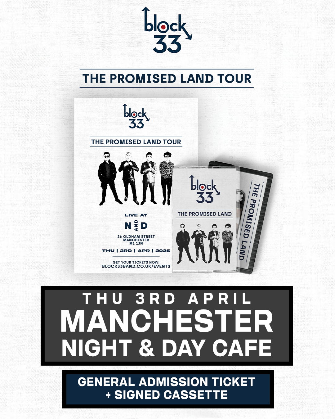 Manchester | Night & Day Cafe | 03/04/25 - [Manchester] General Admission + Signed Cassette