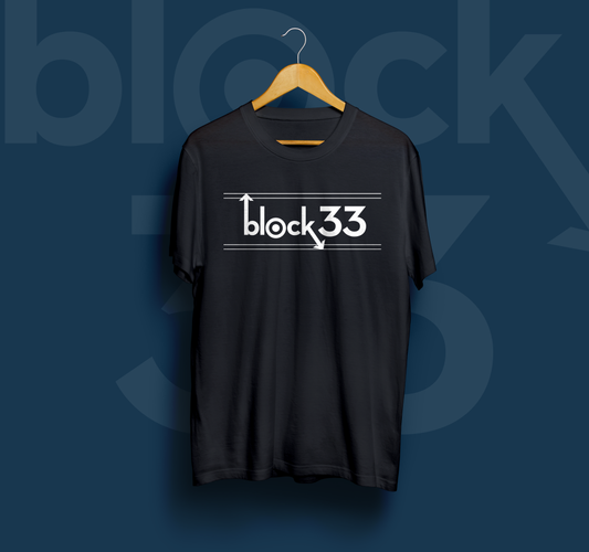 Block 33 New Logo T-Shirt - Unisex - Black